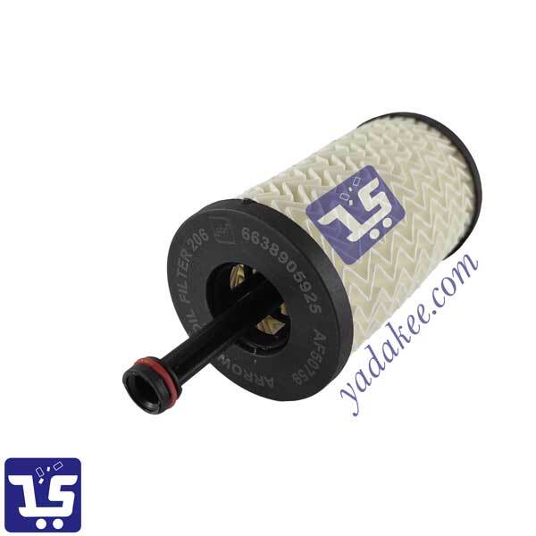 فیلتر روغن 206 بلند آروو (Arrow) مناسب موتورهای TU3 و TU5