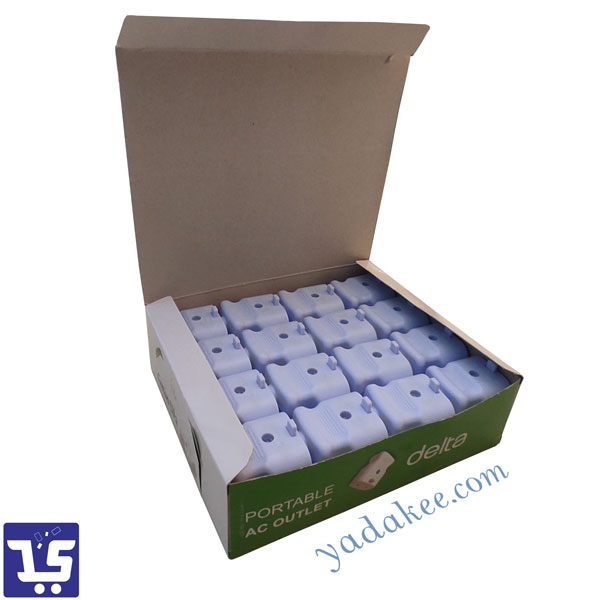 مادگی دوشاخه برق محافظ دار دلتا