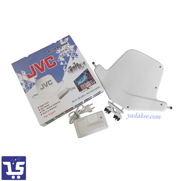 آنتن هوایی جی وی سی دارای تقویت کننده و منبع تغذیه جداگانه JVC